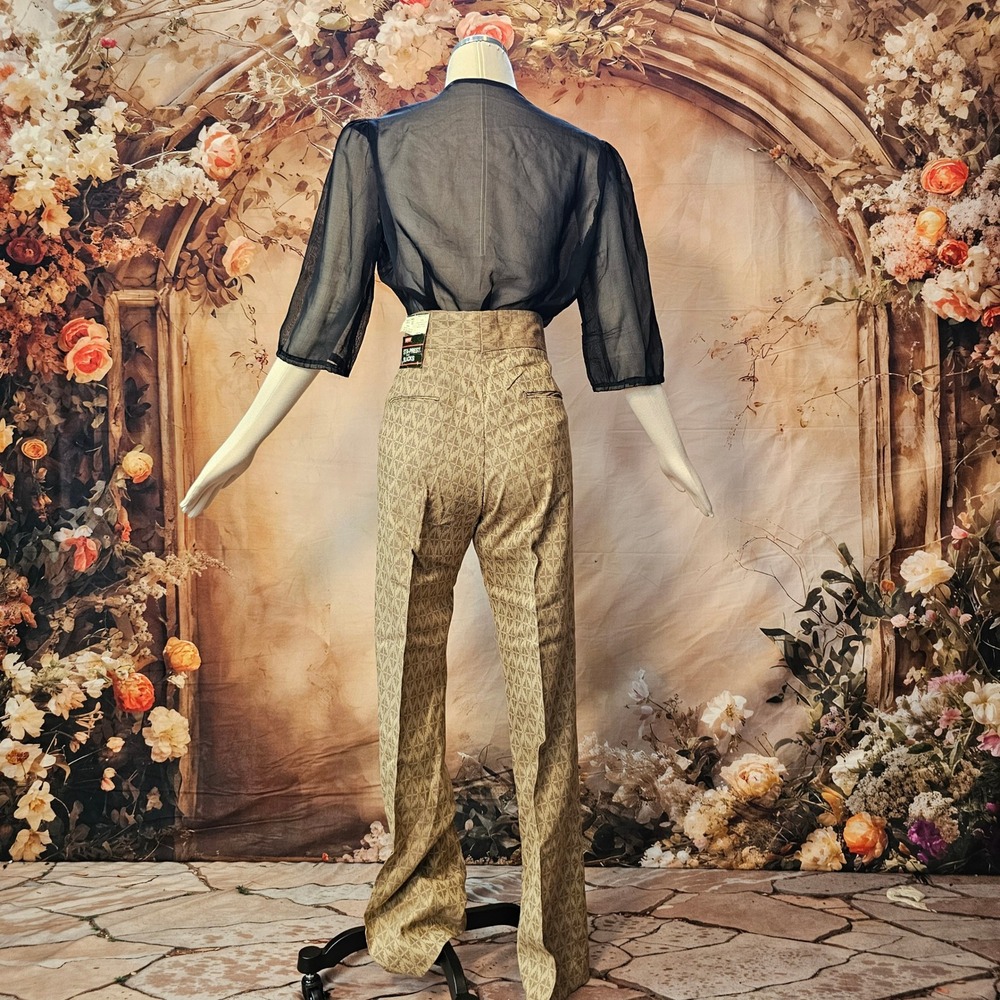 Vintage DEADSTOCK 1970s Levis Sta-Prest Slacks Pants Tan Diamond Flare 31x32 NWT - Picture 11 of 16